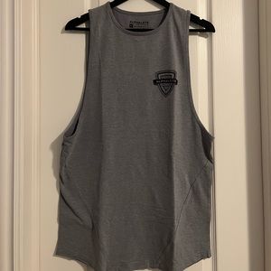 ALPHALETE COMPETITION CUTOFF TANK (GREY)